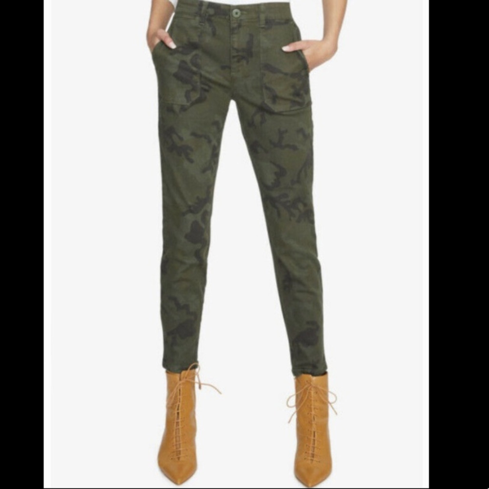 Sanctuary Standard Surplus Green Camo Skinny Pant